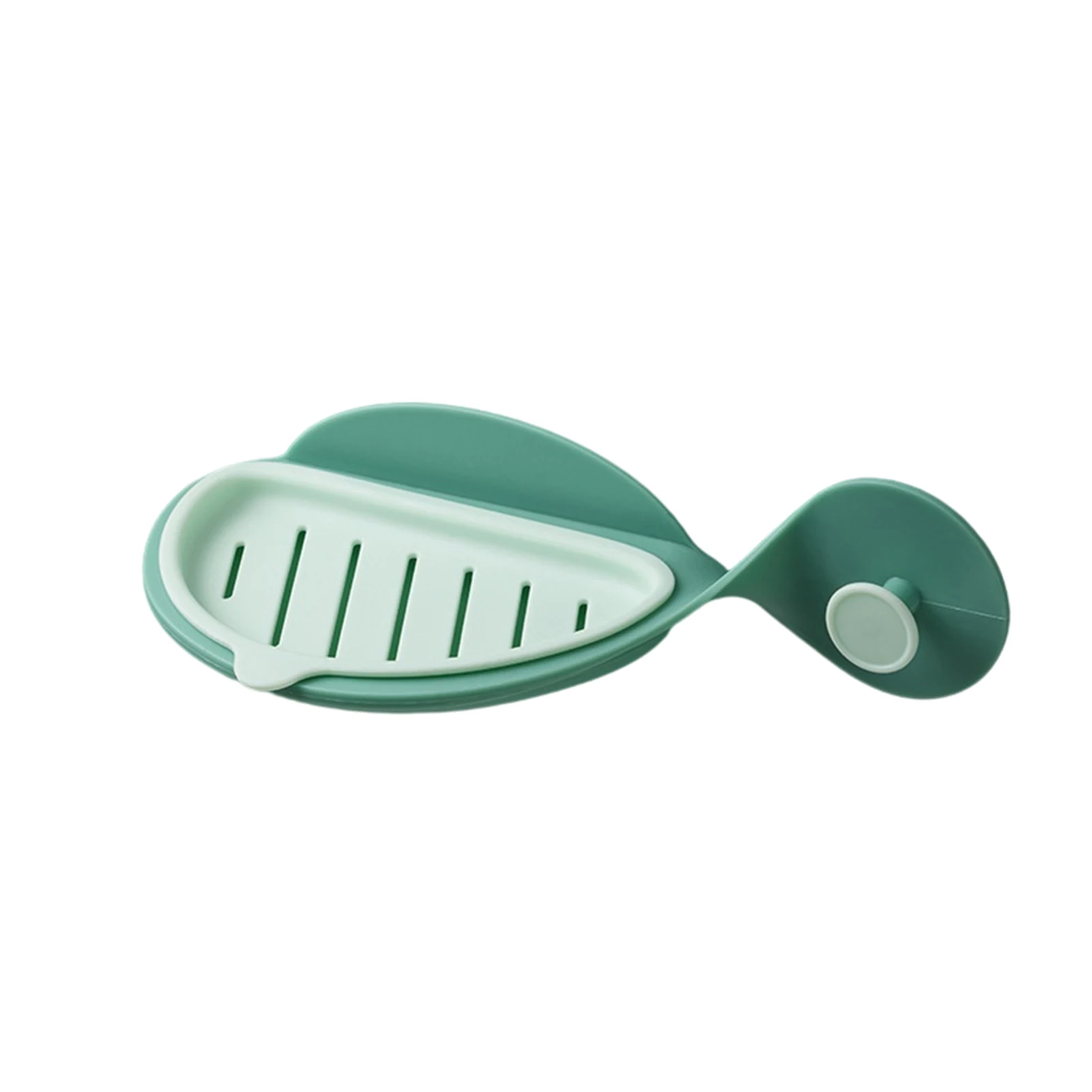 

Wall Mounted Soap Dishes Holder Nail Free No Drilling Soap Box Dishes Strong Adhesion Plastic Sponge Holder for Bathroom
