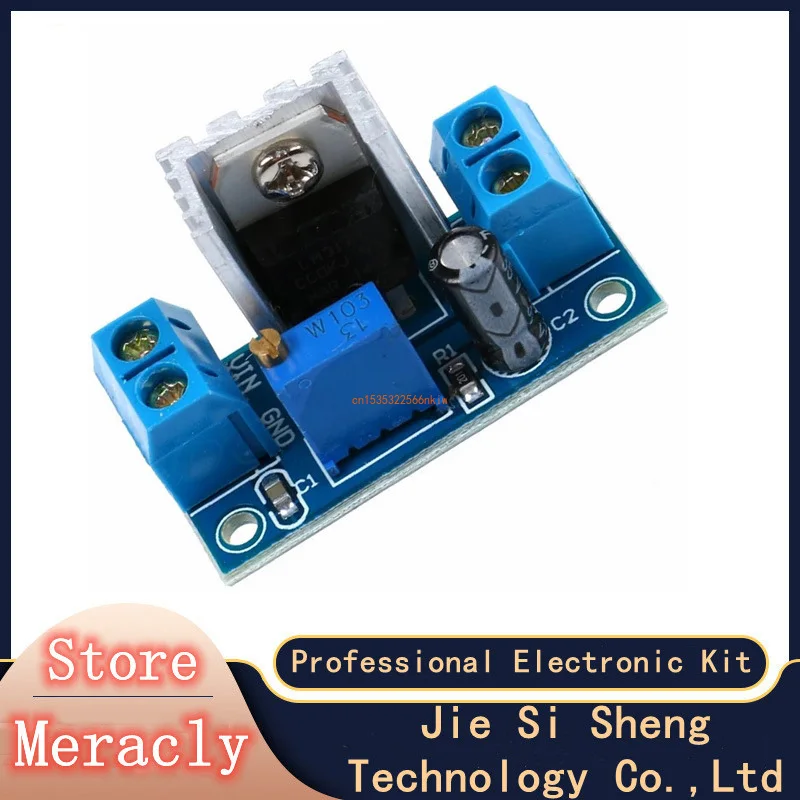 

LM317 DC-DC преобразователь понижающий модуль печатной платы линейный регулятор LM317 регулируемый регулятор напряжения источник питания