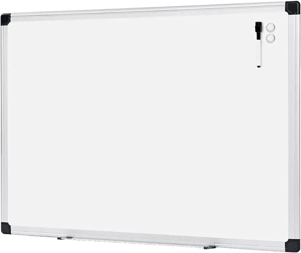 

Dry Erase White Board, 36 x 48-Inch Whiteboard - Silver Aluminum Frame