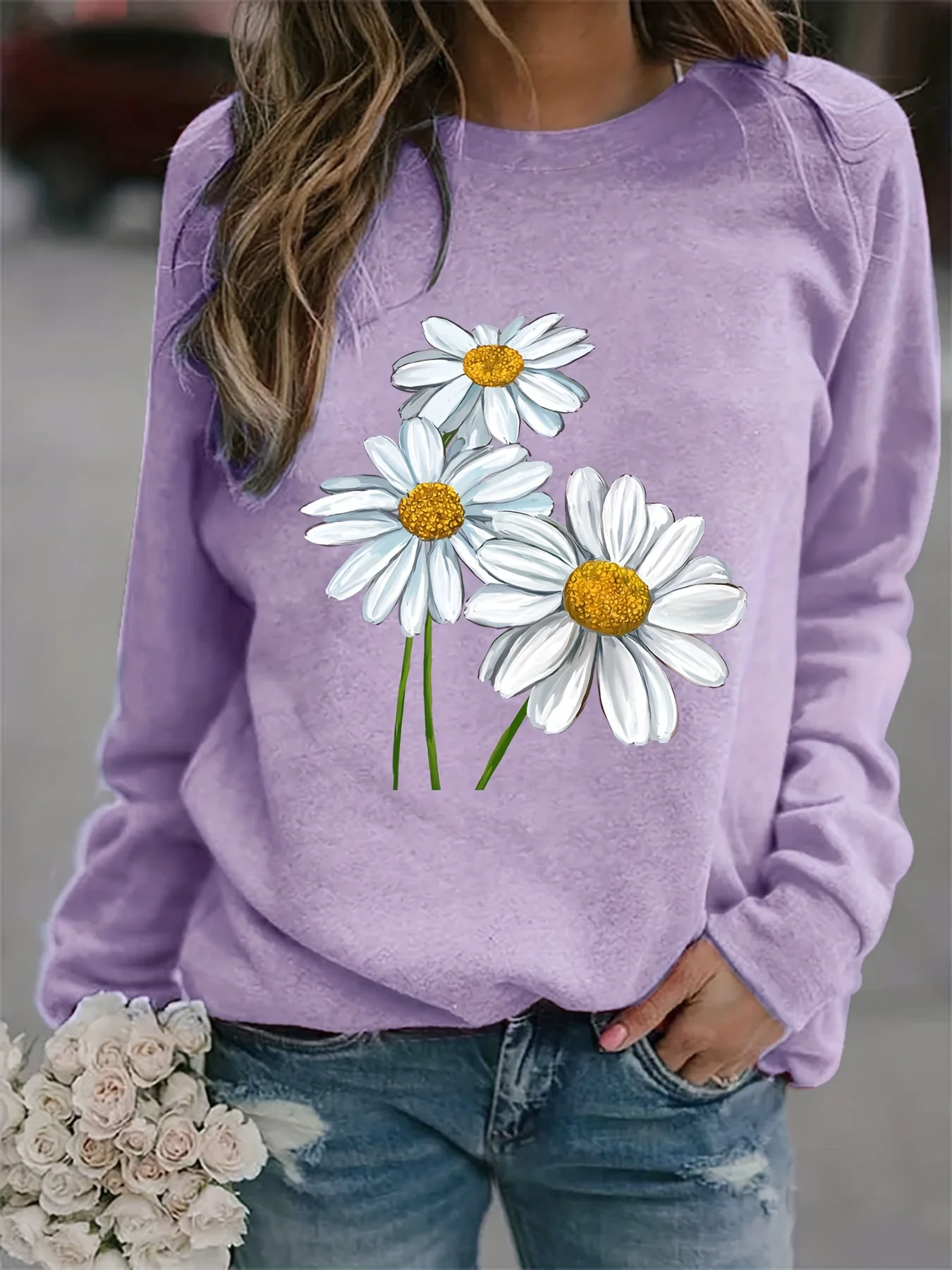 

Женские круглые ожерелья Little Daisy, Новинка осени 2023, повседневный и удобный топ для скоростной акции для женщин