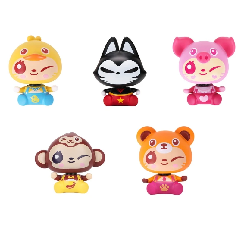 

3 Inch 3D Cartoon Shaking for Head for Doll for Creative Car Dashboard Decoratio