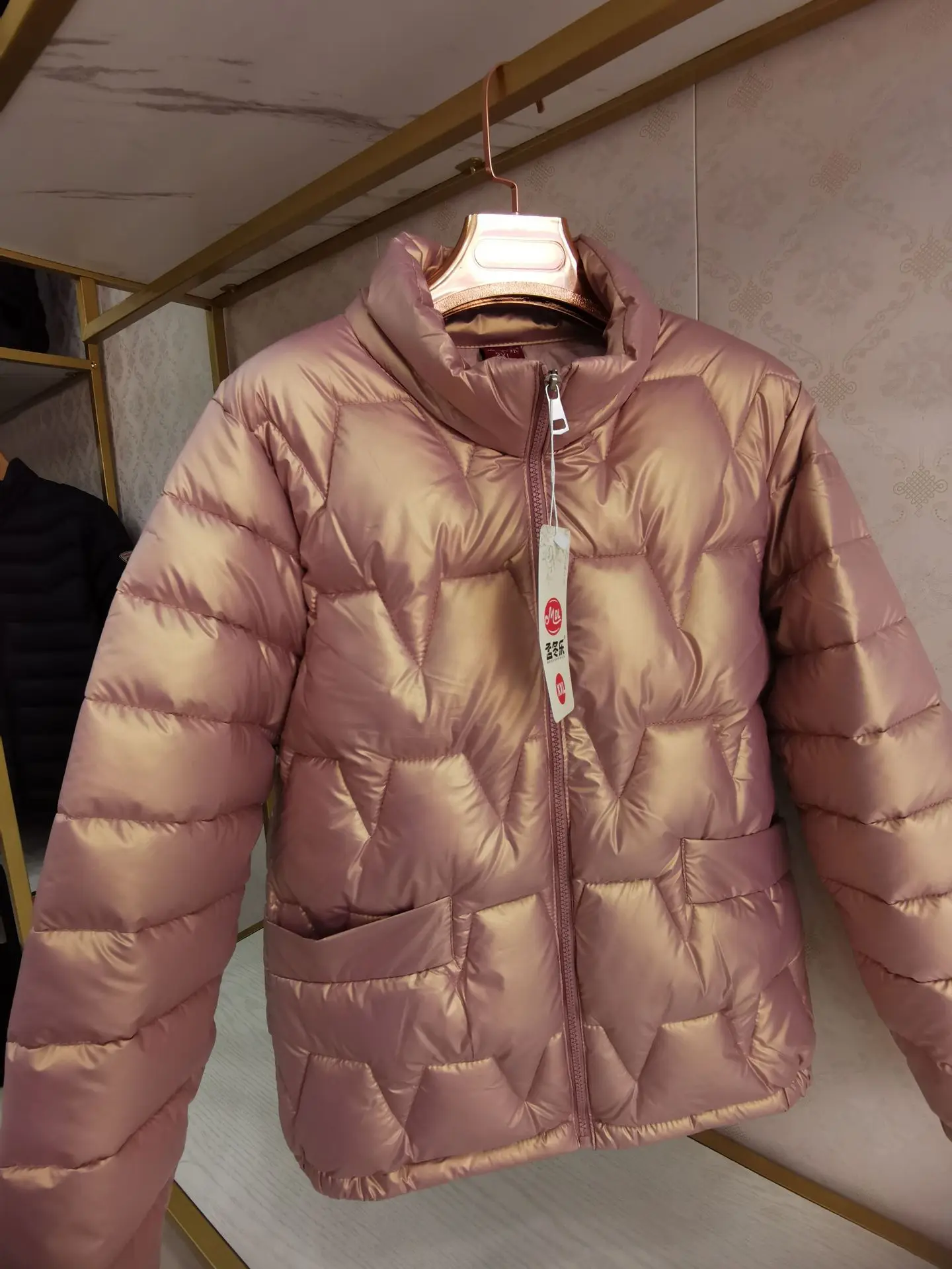 2022 Autumn and Winter New Women's Cotton-padded Jacket Stand-collar Women's Cotton-padded Jacket Cotton-padded Jacket