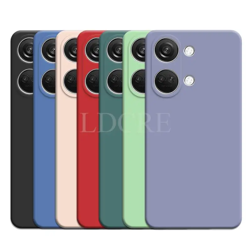 For Oneplus Nord 3 Case Liquid Silicone Coque Cover Oneplus Nord 3 Cover TPU Rubber Protective Phone Case Oneplus Nord 3 Cover