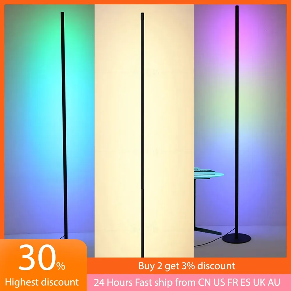 

Светодиодная угловая лампа RGB, 1,2 м, с пультом ДУ