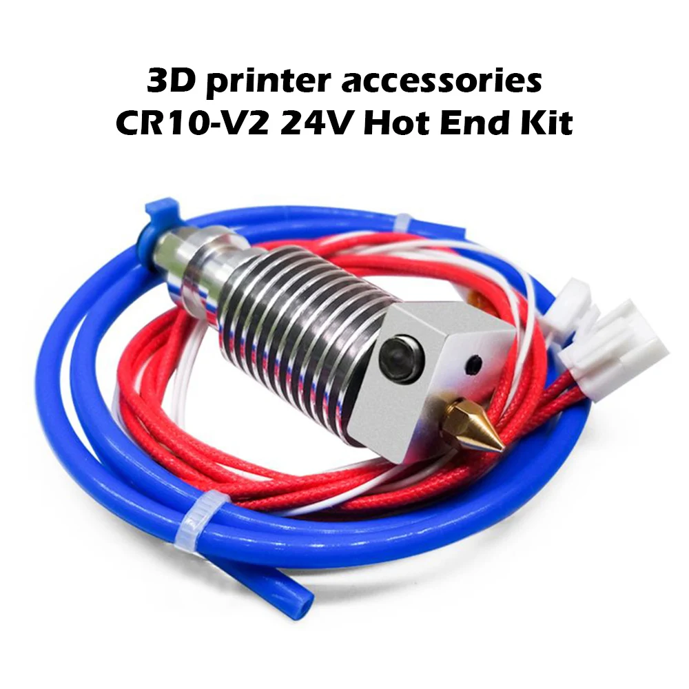 

CR10 V2 3D Printer Metal J-Head Hotend For 1.75mm 4.1mm Filament Extruder Aluminun alloy Hotend Extruder Replacemnet Parts Kit