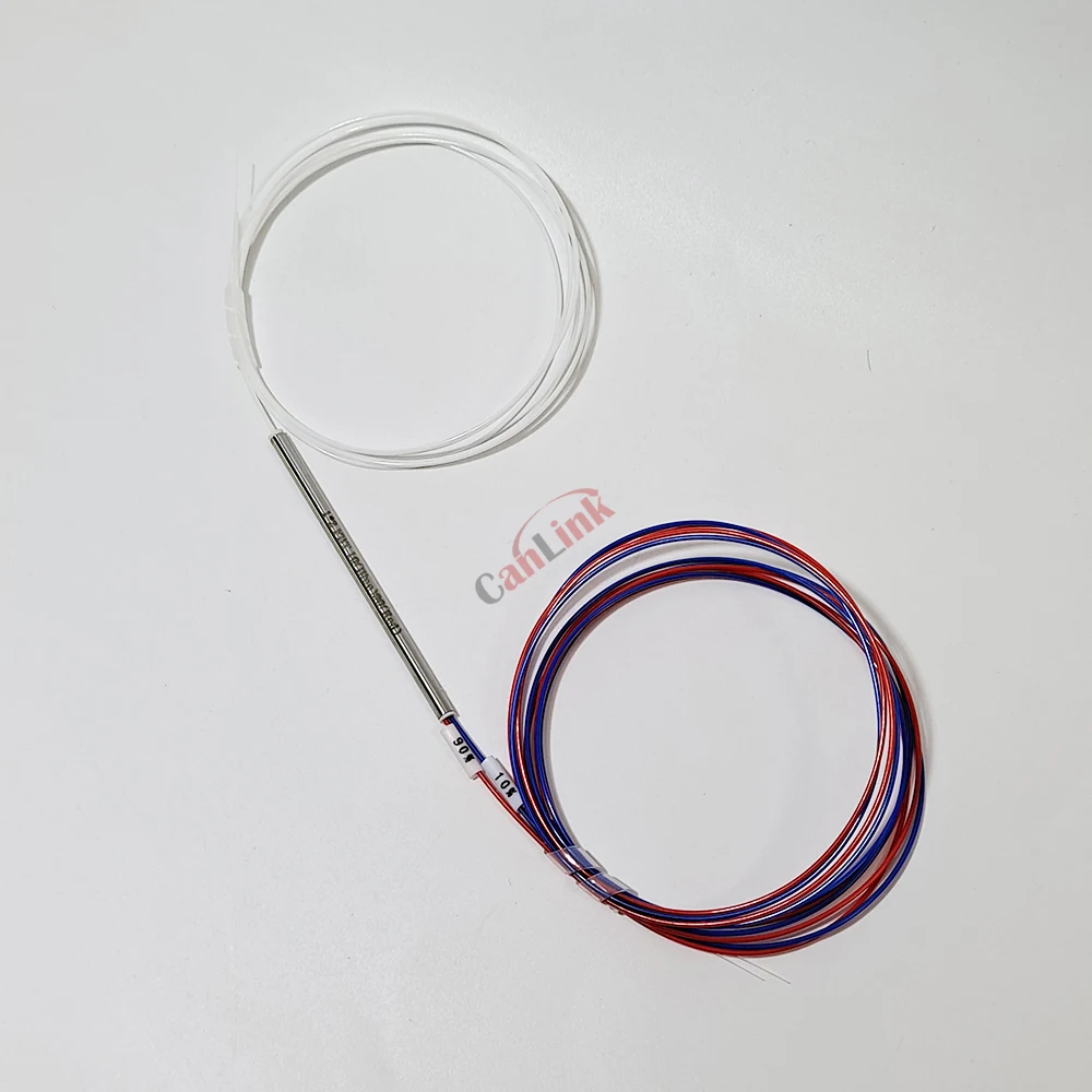 2 шт., несбалансированные волоконно-оптические сплиттеры FBT, 1/99, 2/98, 5/95, 10/90, 15/85, 20/80, разные типы, 1x2, 0,9 мм, без разъемов