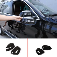 for 2014 2022 bmw x5 x6 x7 f15 g05 g06 g07 abs carbon fiber car styling car mirror cover sticker car appearance accessories