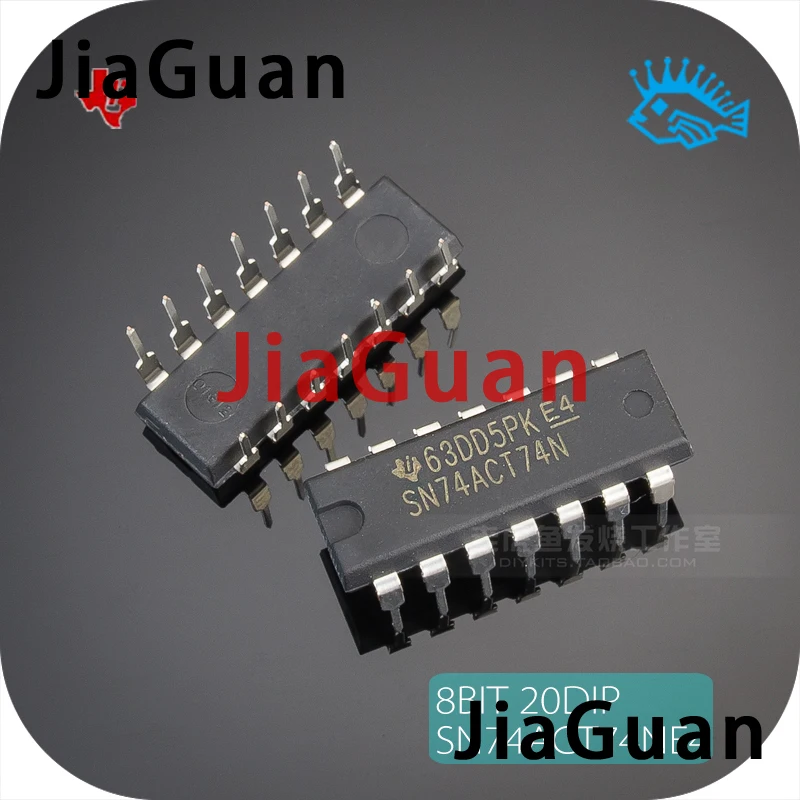 

6pcs TI SN74ACT74NE4 DIP-14 High speed dual D flip-flop IC IC IC chip