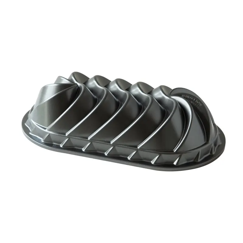 

Loaf Cast Aluminum Nonstick Pan, Graphite Silver, 6 cup Capacity, 11.3" x 6.3" x 2.7"