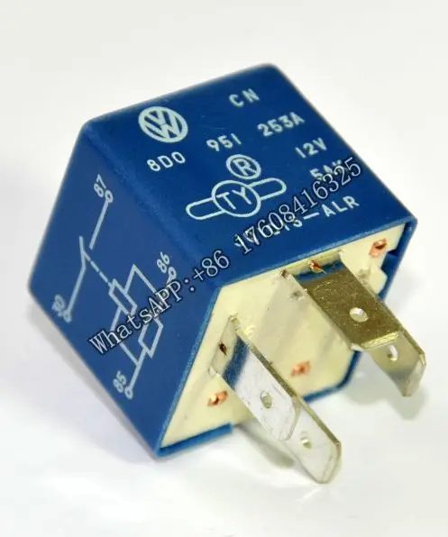 

12V 30A Horn Relay 1A 4Pin 38.5g $0.49 With Resistance