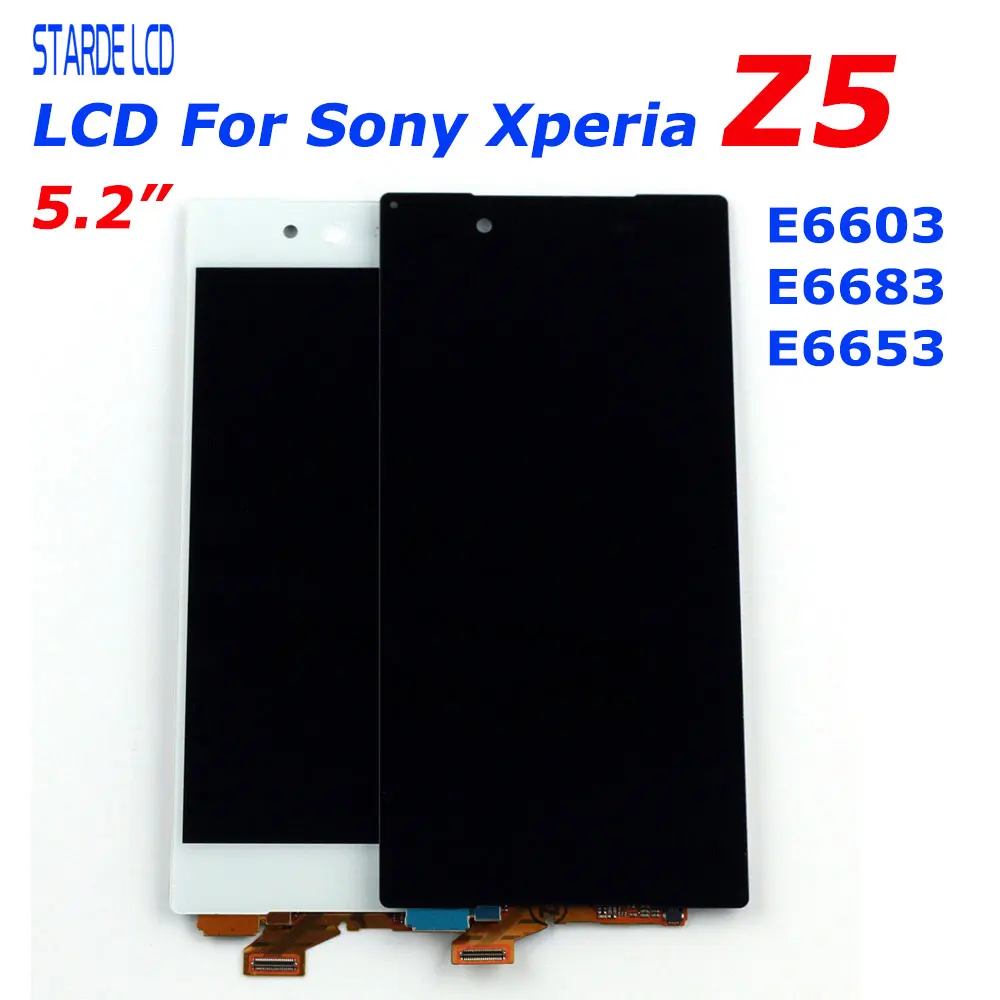 

STARDE Replacement LCD For Sony Xperia Z5 E6603 E6683 E6653 LCD Display Touch Screen Digitizer Assembly 5.2"