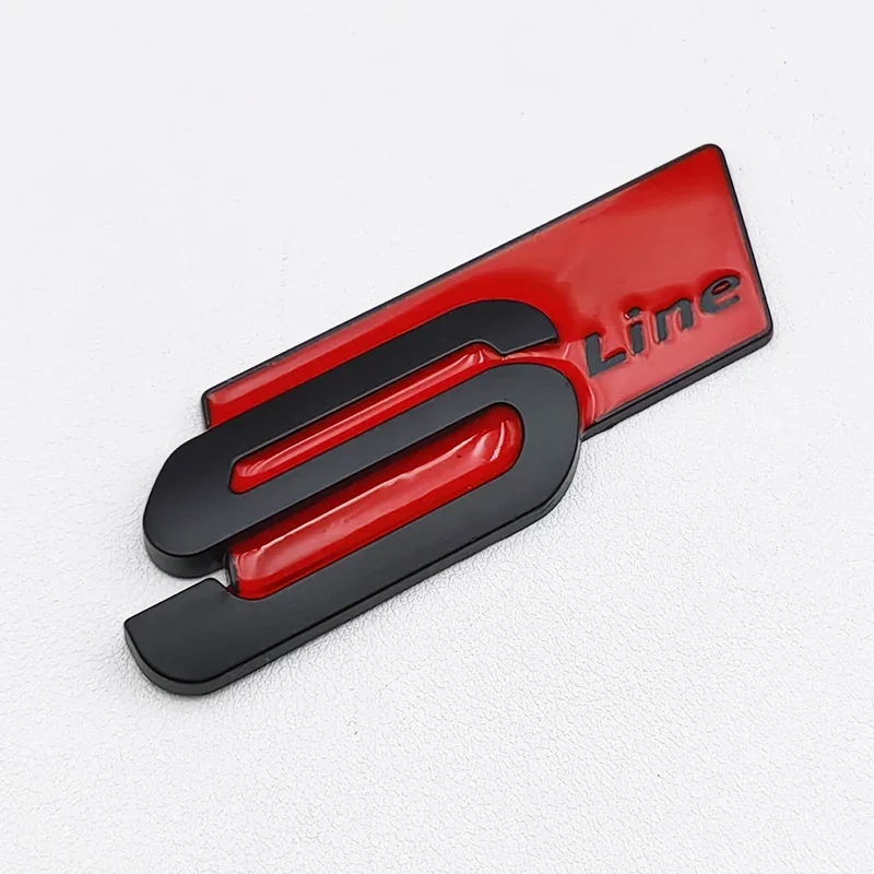 

3D Metal S LINE Логотип Стайлинг Эмблема Автомобильная наклейка Значок для Audi Sline A1 A3 A4 A5 A7 Q2 Q5 Q7 TT SQ5 SQ7 B6 B7 Наклейка Аксессуары