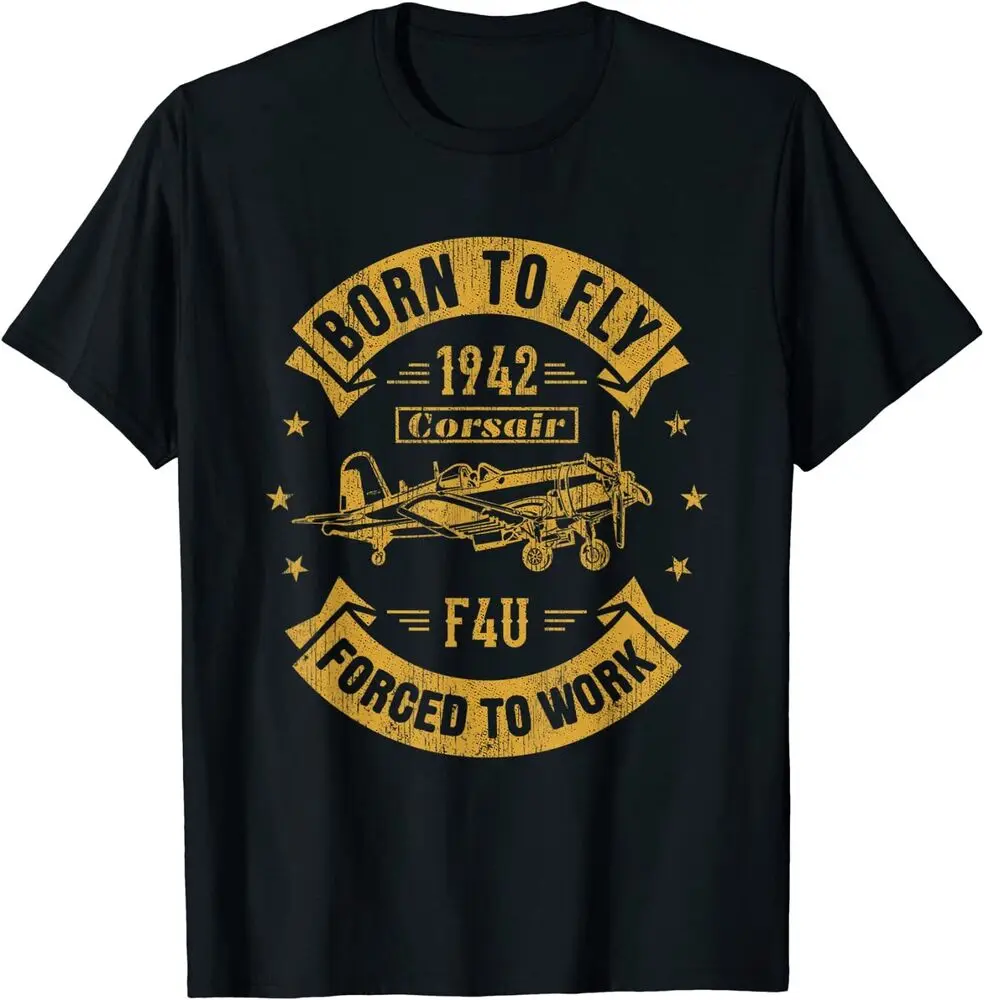 

New Limited Corsair F4U Ww2 Plane Aircraft Aviation Airplane T-Shirt
