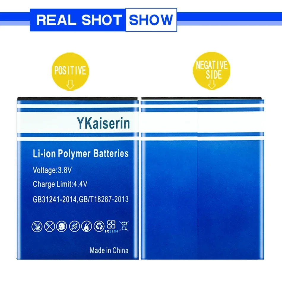 Аккумулятор ykaisсеребрин BT55S 4300 мАч запасной телефон 9520 998 ZP998 ZP9520