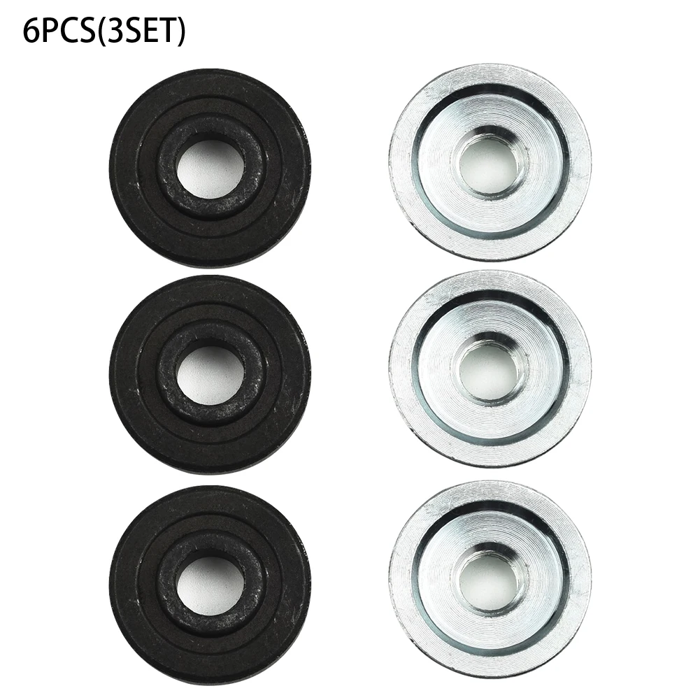 

6pcs M10 Angle Grinder Nuts Extension Flange Inner/Outer Nuts Part 9523 Accessories Connect For 100 Type Angle Grinder
