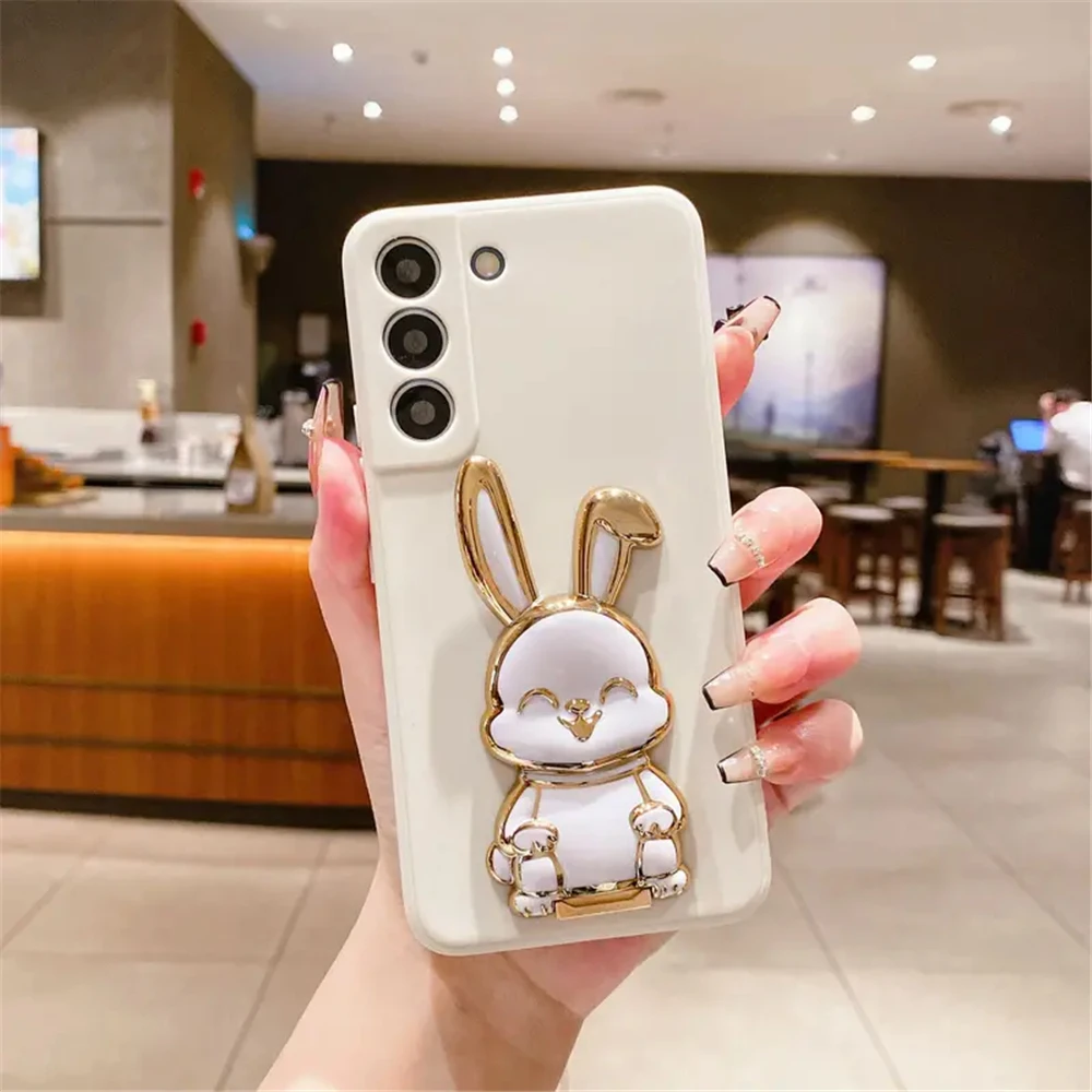 Милый чехол-подставка с кроликом для телефона Huawei Honor X8 4G X7 X9 5G 30 50 60 70 80 Pro SE