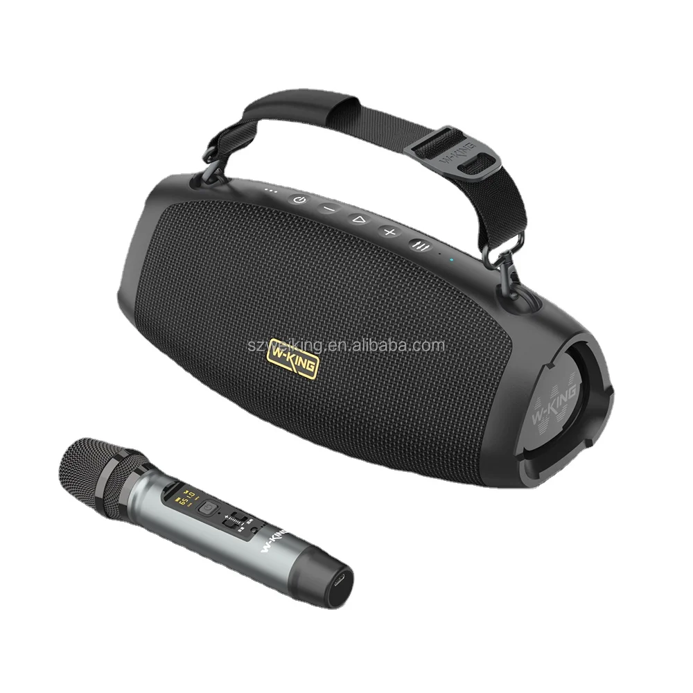 

Waterproof Outdoor Portable Speaker Waterproof Boombox with Carry Strap