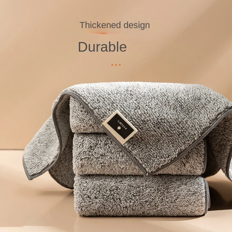 

Dish towel fine fiber dish cloth kitchen dish cloth soaked in oil thickened absorbent cleaning hand cloth