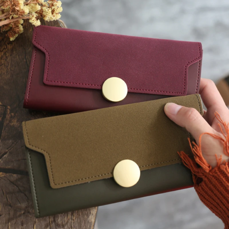 

Long Wallet Women Purses Hasp Fashion Coin Purse Card Holder Wallets Female High Quality Clutch Money Bag PU Leather Wallet