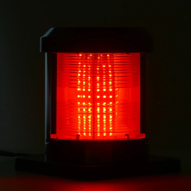 Фото Морской круглый светильник, порт, свет, классная доска, 12 В/24 В постоянного тока, свет CXH4-2P, морской сигнал, парусный спорт №2