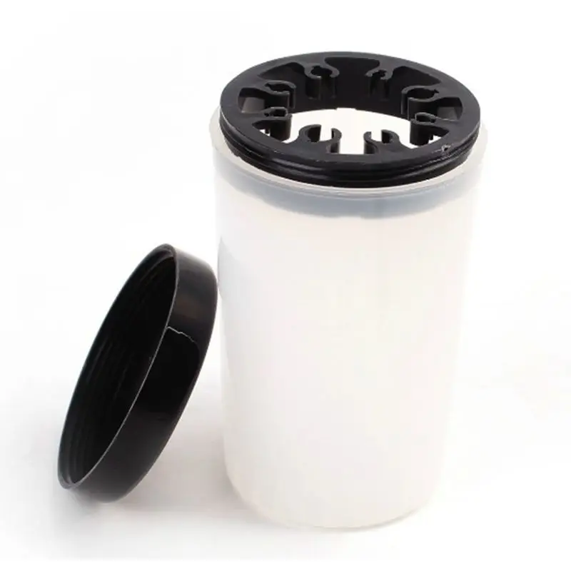 

Plastic Pen Cleaning Washer Bottle with 8 Hooks Bottom Container for Line Brushes Pigment Paint Cleaning Crafts Tools