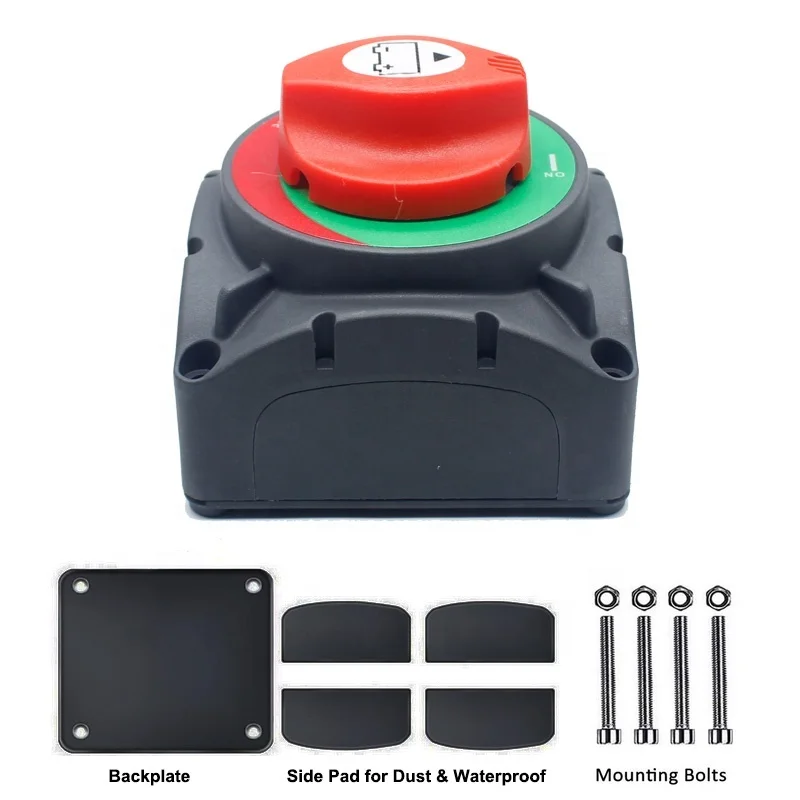 Boat Battery Switch 12-48V 600V Cut Off Kill Switch For RV Marine Boat Vehicle Battery Disconnect Switches Car Accessories Tools enlarge