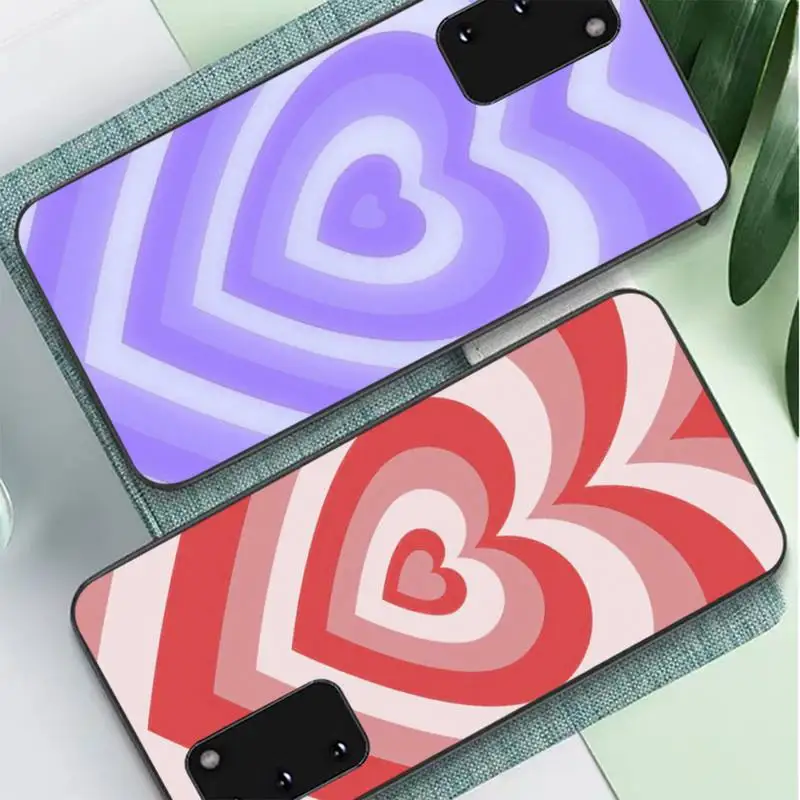 

INS Sweet Love Heart Phone Case for Samsung S10 21 20 9 8 plus lite S20 UlTRA 7edge