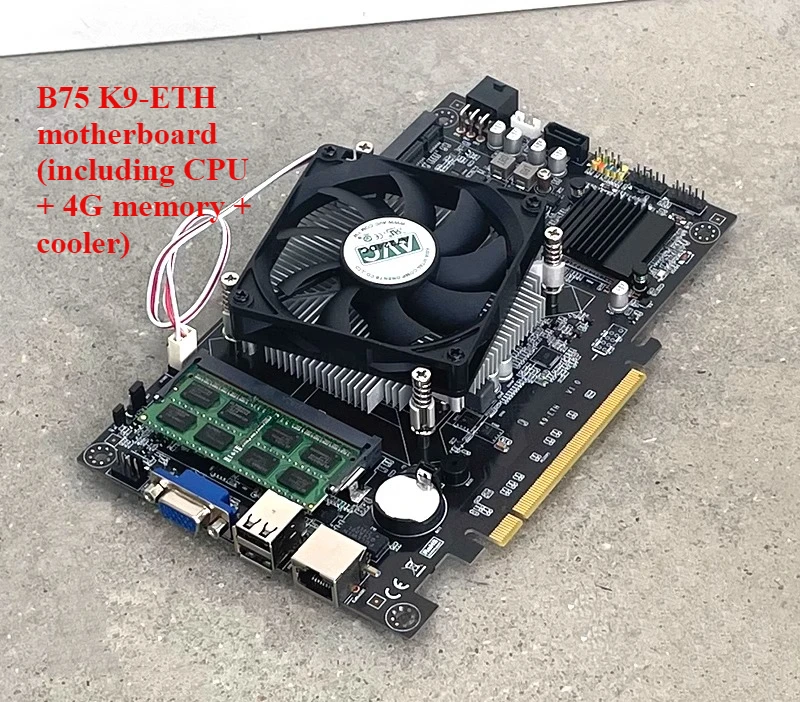 

Материнская плата J1900/B75K9-ETH для NAS