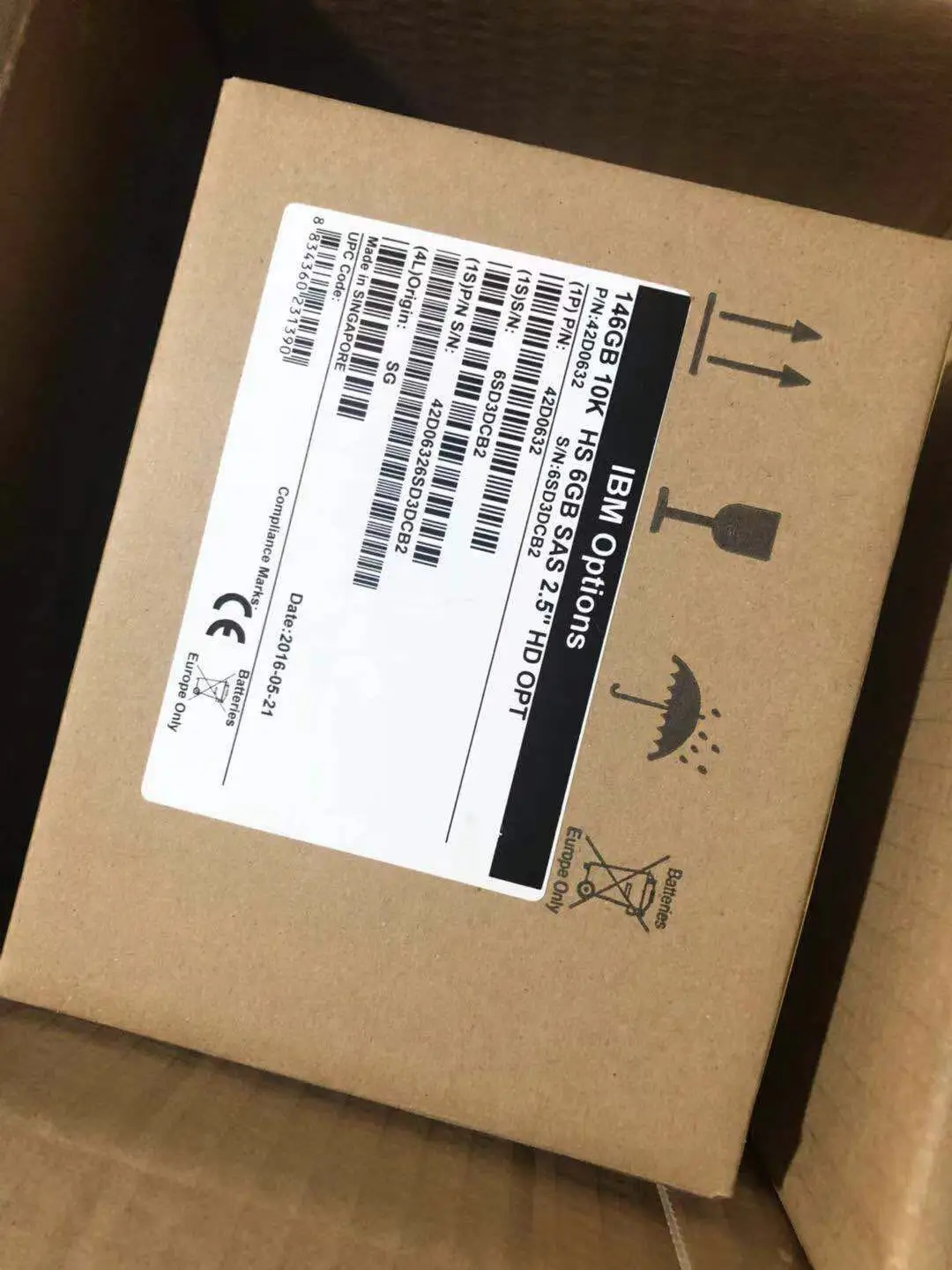 Для IBM 42D0707 42D0708 500G SAS 2 5 7 K Новинка бокс с внешним жестким диском