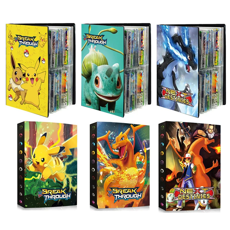 

pokemon Anime figure Collection book Game Card book toy pikachu Squirtle Haunter action card book Loaded List Toys kid gift