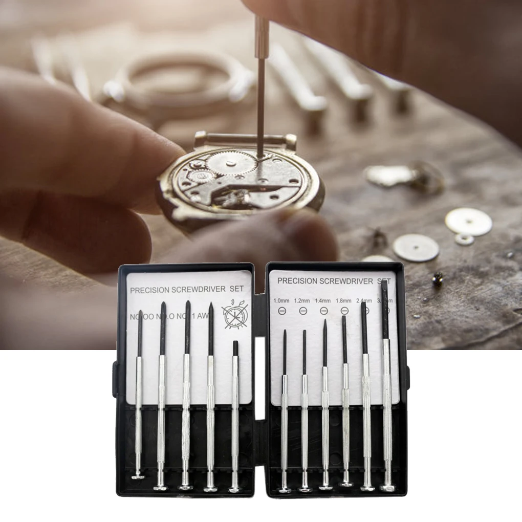 

11Pcs set Screwdriver Watch Household Clock Screwdrivers Bolts Driver
