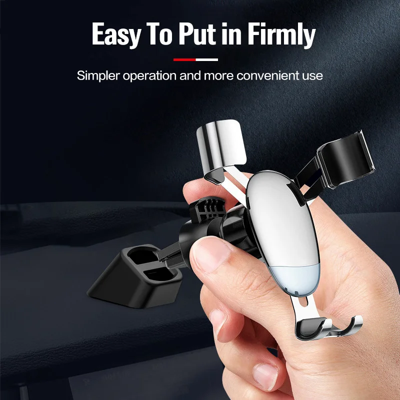 portable phone holder clip base car air vent stand dashboard mount base anti skid double clamp fix bracket free global shipping