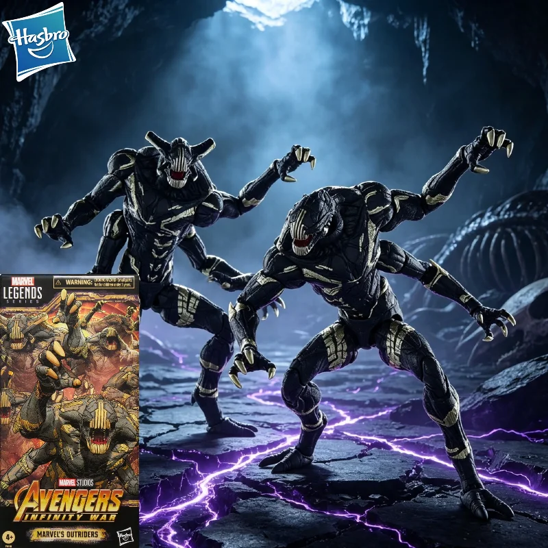 Фото В НАЛИЧИИ: Оригинальная 6-дюймовая фигурка Hasbro Marvel Legends Series Marvel's Outriders, набор из 2 штук, игрушка по мотивам фильма «Мстители: Война бесконечности» №1