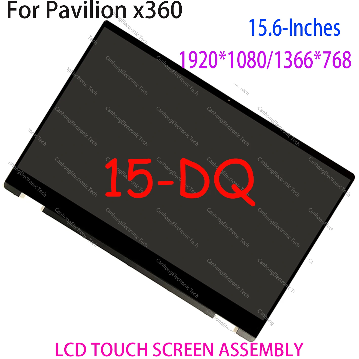 15,6 'FHD HD для ноутбука HP Pavilion 15-dq Series 15-dq1290nia 15-dq1002ng X360, ЖК-дисплей с сенсорным экраном, дигитайзер, замена сборка 15,6 'FHD HD для ноутбука HP Pavilion 15-dq Series 15-dq1290nia 15-dq1002ng X360, ЖК-дисплей с сенсорным экраном, дигитайзер, замена сборка