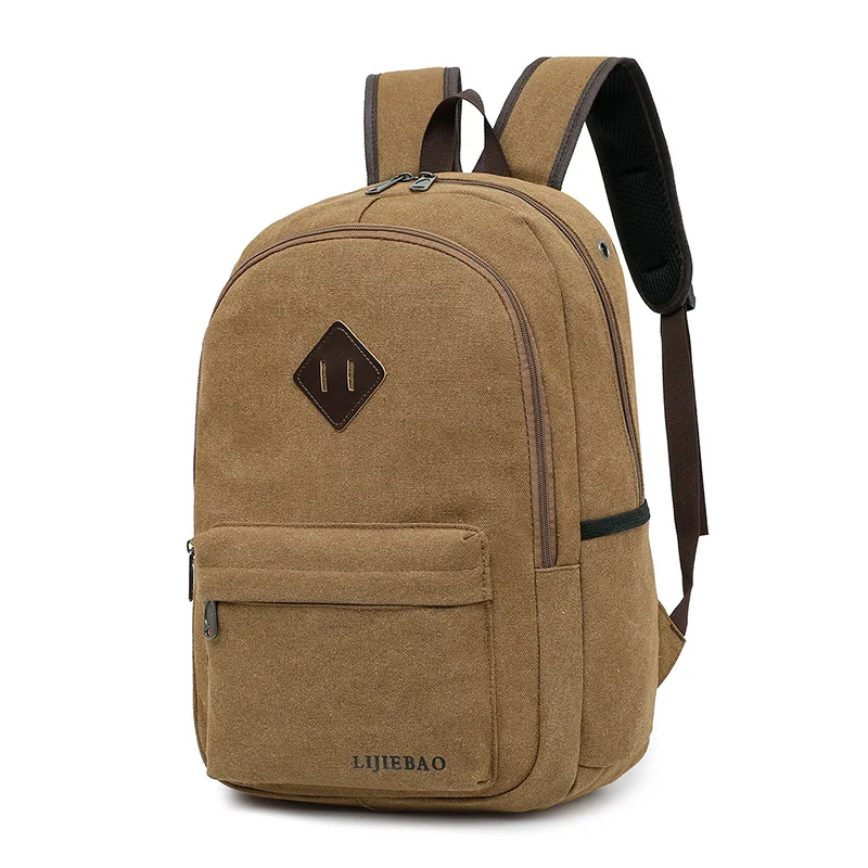 

Retro Backpack Female Outdoor Trend Leisure Rucksack Schoolbag Computer Travel Bag for Male and Middle School Students