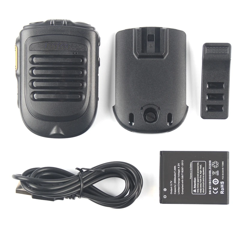 Bluetooth Wireless PTT Microphone For F22 4G-W2PLUS T320 3G/4G Radio REALPTT ZELLO Microphone