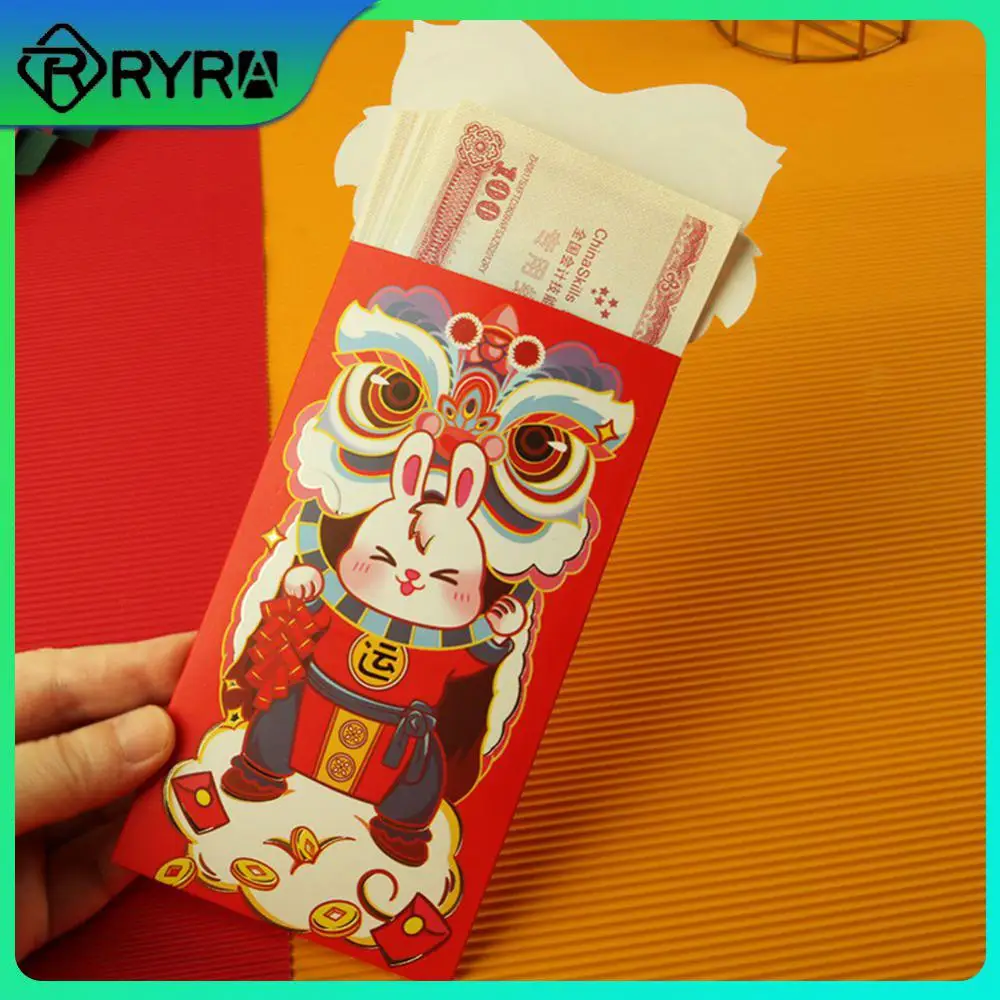 

1 Pcs Hongbao New Years Day Lucky Packet New Year High Grade Red Envelope Party Supplies Creative Money Envelope Chinese Zodiac