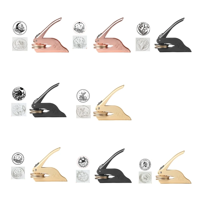 Тиснение уплотнительного штампа Exlibris Штамповая бумага для тиснения плоскогубцы