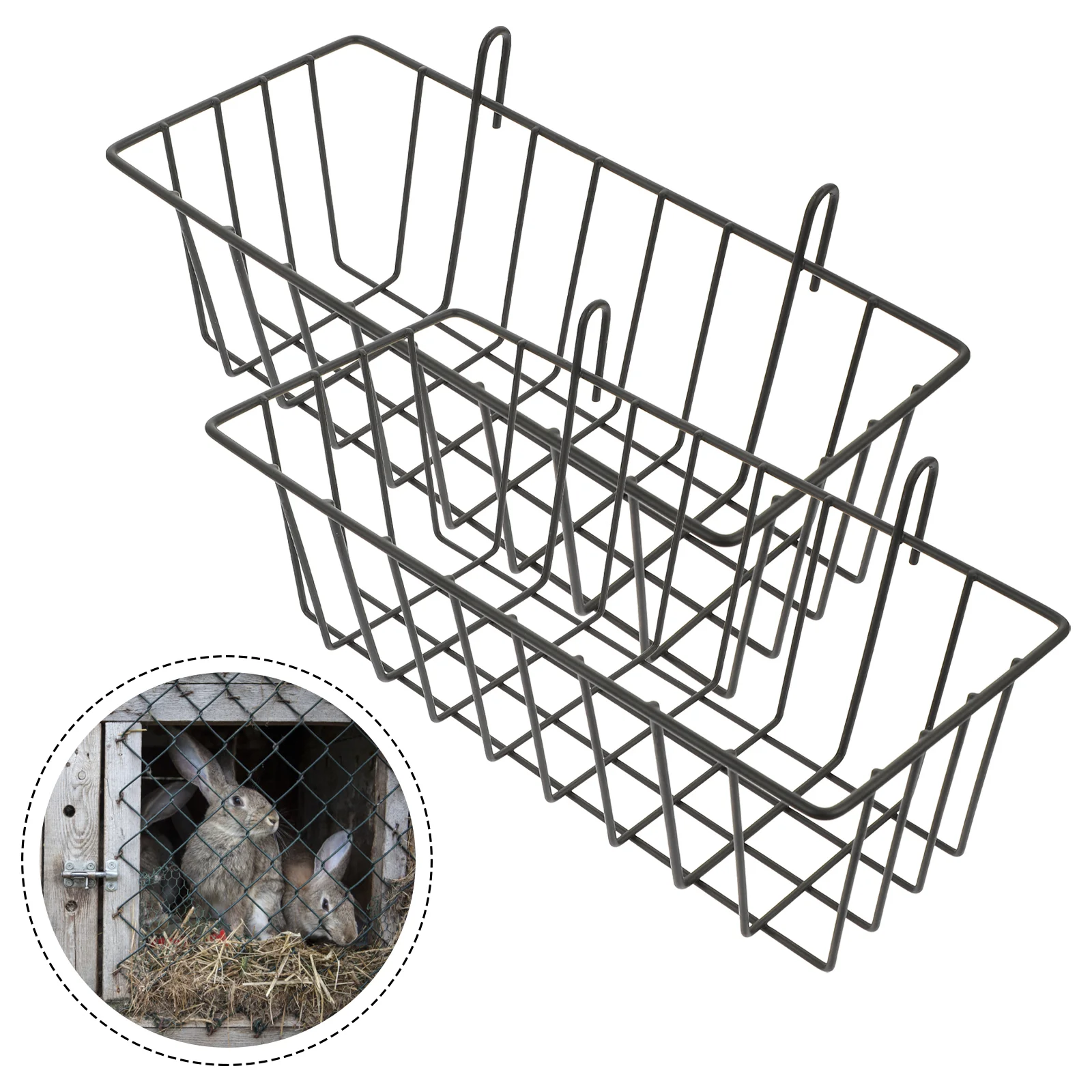 

Hay Feeder Racks Rabbit Bunny Guinea Rack Cage Holder Pet Feeders Hanging Rabbits Chinchilla Function Multi Hamster Metal