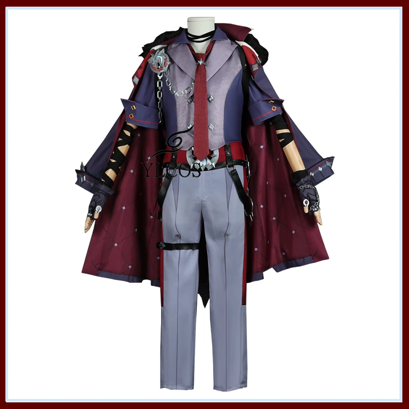 

Костюм для косплея Game Genshin Impact Wriothesley, костюмы на Хэллоуин для мальчиков и девочек, Индивидуальные костюмы