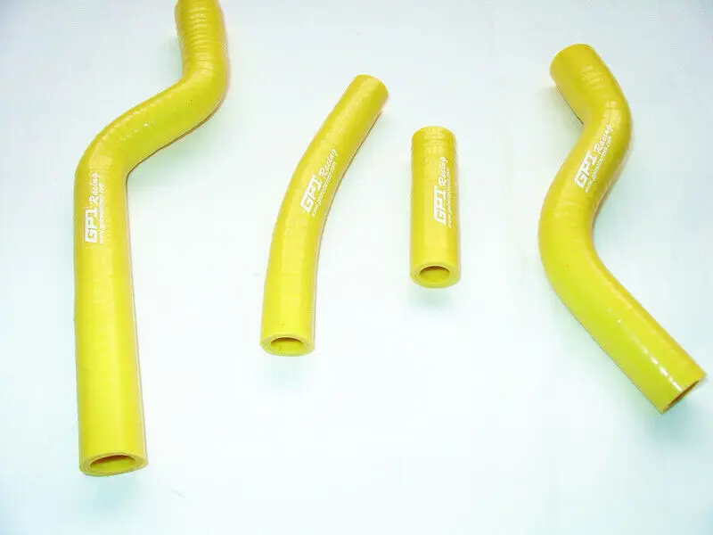 Yellow Silicone Radiator Hose For 2007-2009 Yamaha YZ250F 2007 2008 2009