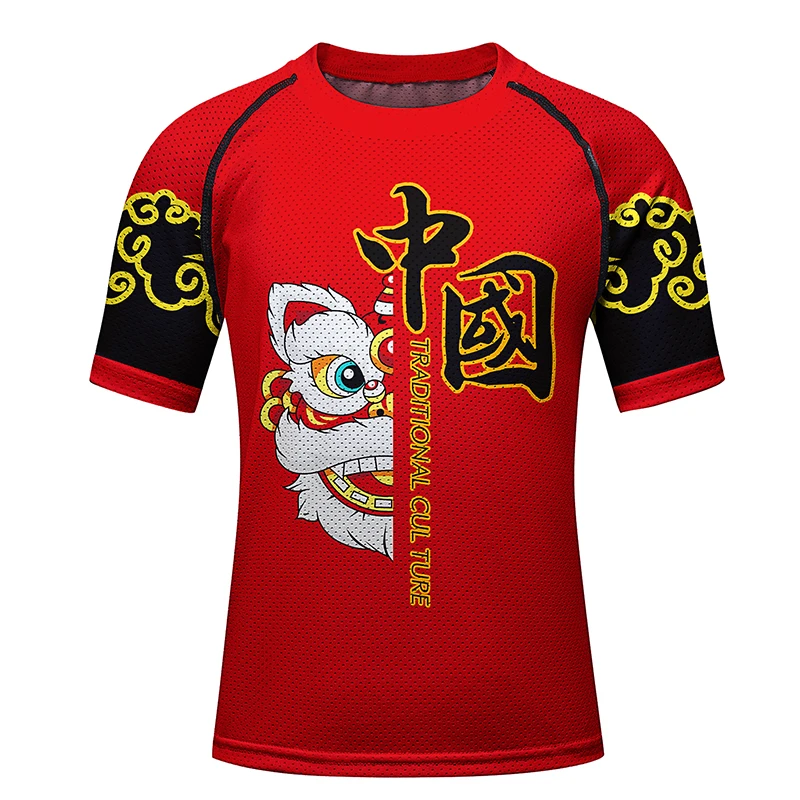 

Hot Sale New Kids Chinese Style Short Sleeve Shorts High Quality Stretch Comfort Fabric Kids Sports Casual Suits
