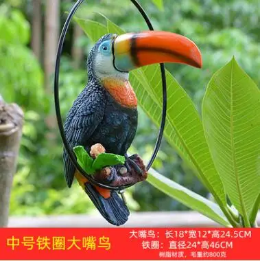 

Статуэтка тукана из канифоли