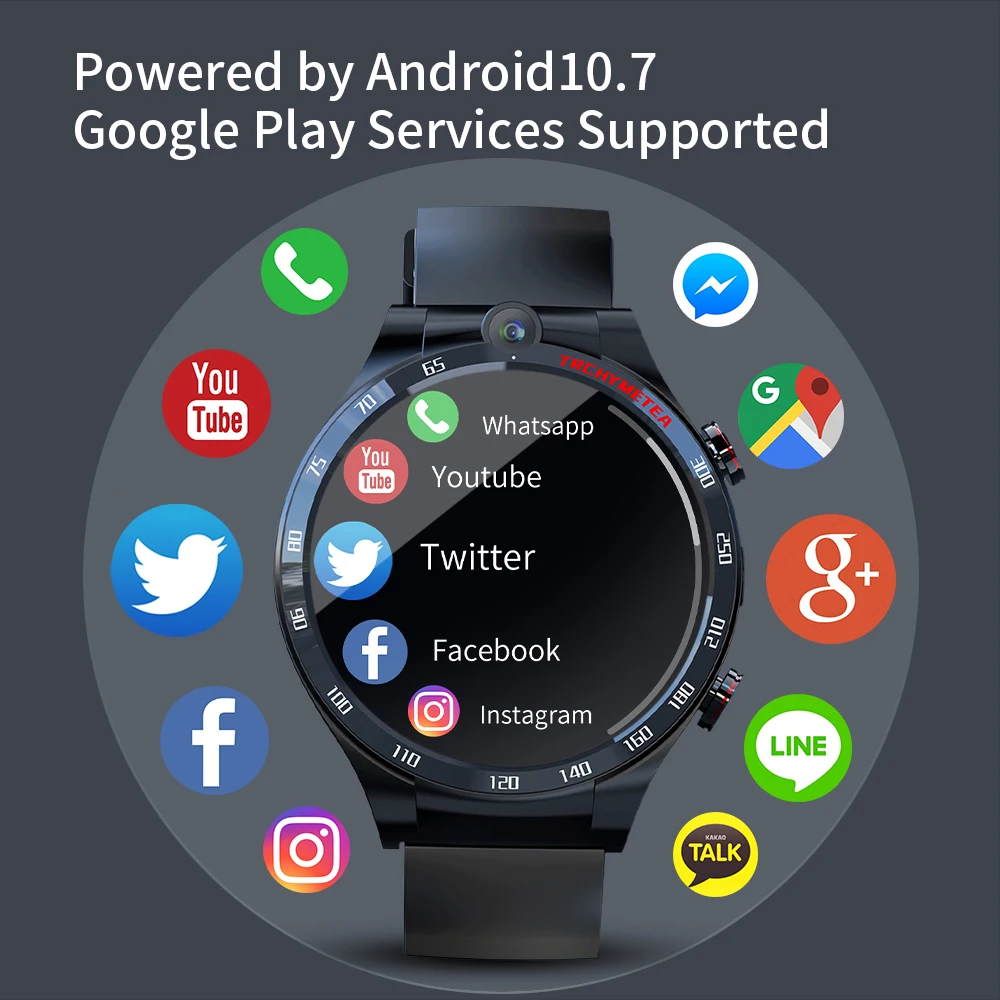 

Смарт-часы мужские, 4G, экран 1,6 дюйма, 4 Гб + 128 ГБ