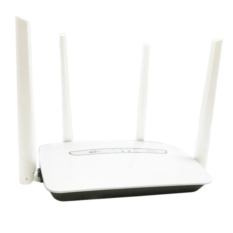 

4G Wireless Router 2 Card With 150 MBPS Four Antenna Router Easy To Carry Good Signal For Home Office School EU Plug