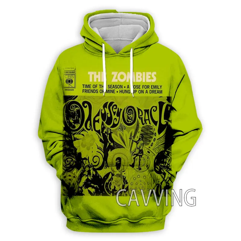 Толстовка с капюшоном для мужчин и женщин свитшот 3D принтом зомби рок худи в