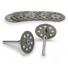 Алмазное лезвие для мини-пилы, 12 шт.компл., абразивный электроинструмент, шлифовальный круг, лезвие для циркулярной пилы, режущий диск для дрели Dremel, вращающийся инструмент