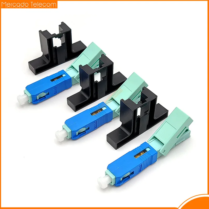 Original 53MM SC APC/UPC Fast Connector Single-Mode Connector FTTH Tool Cold Connector Tool Fiber Optic Fast Connnector 53mm