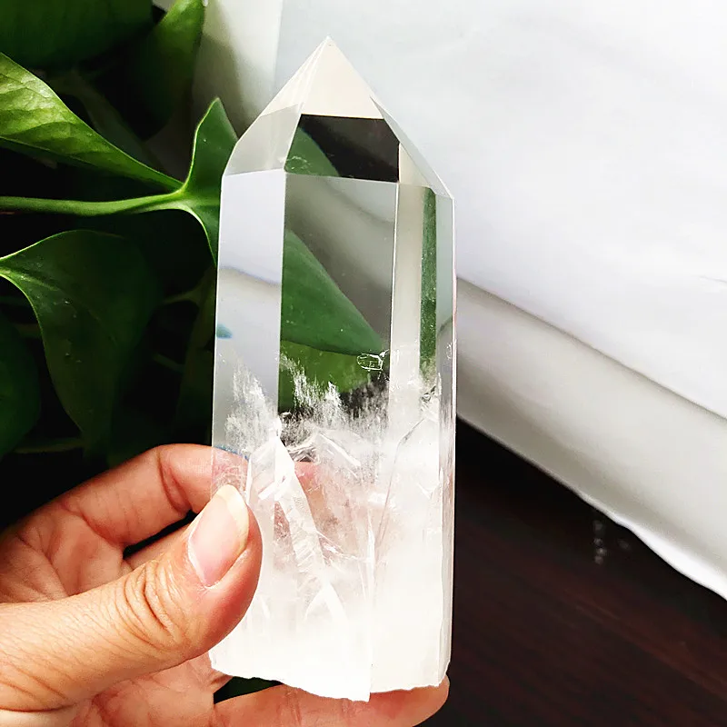 

100% Natural Quartz Crystal Tower Wand Point Spiritual Healing Crystals Chakra Energy