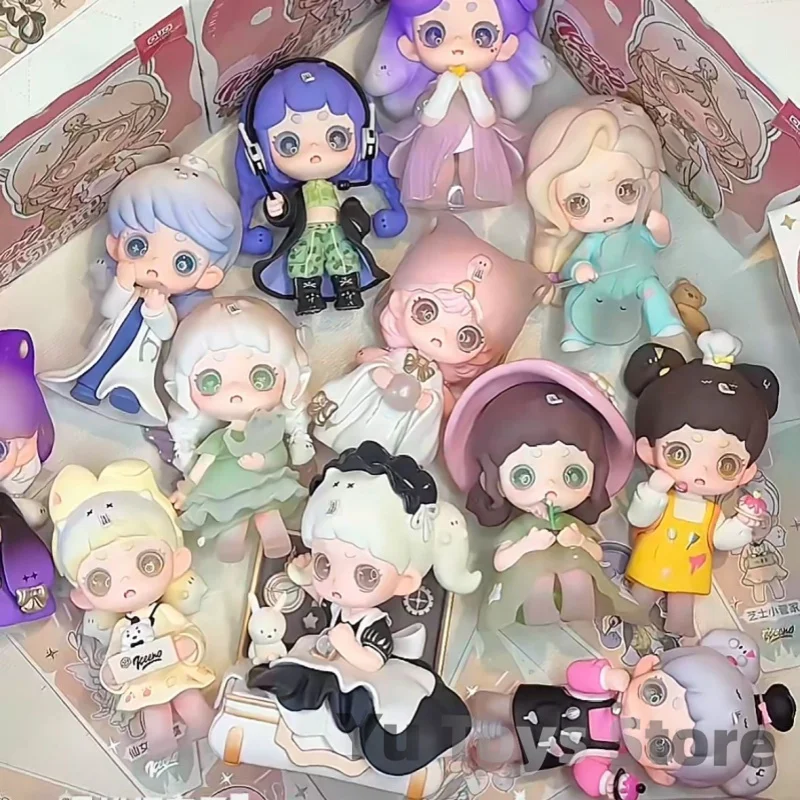 Новая версия Ghost Series Blind Box Keeno The World Mbti Cute Girl Travel Around Trendy Comic Mystery Рождественский